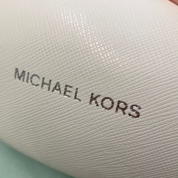 Michael Kors White Hard Clam Shell Sunglasses Case - Picture 2 of 9